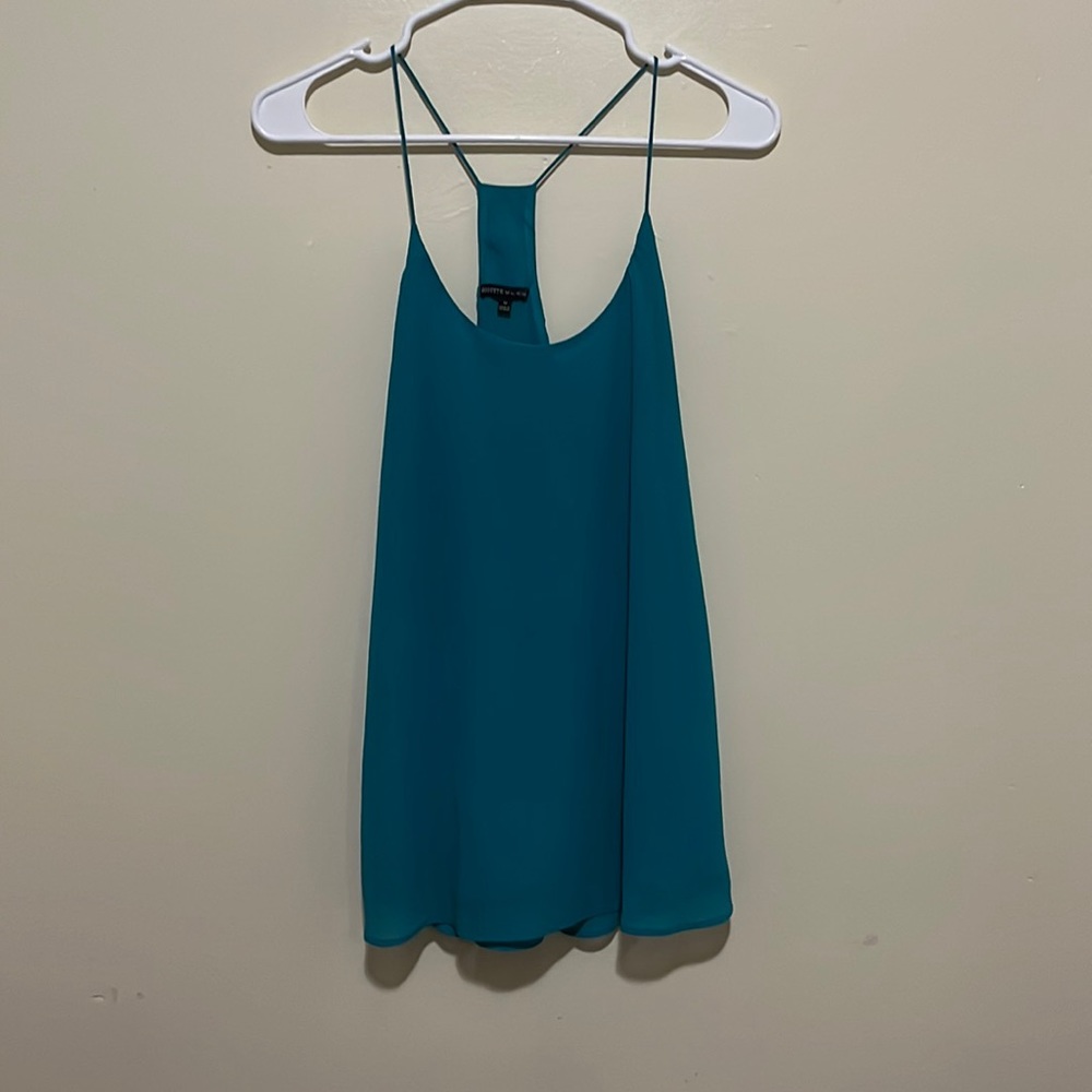Teal tank top